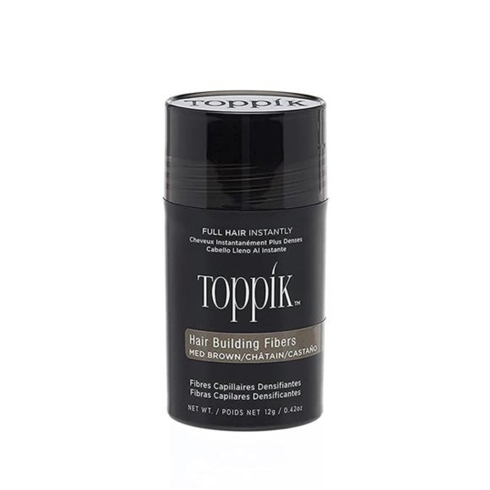 Hair Building Fibers White 12g Fill In Fine or Thinning Hair Instantly Thicker